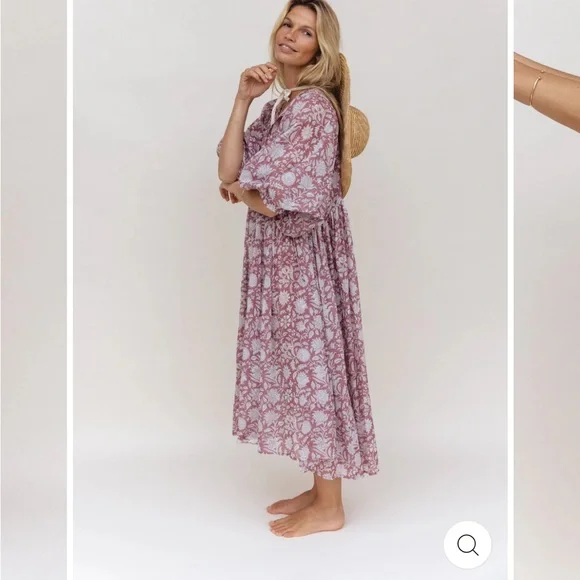 Daughters of India - Kyra Midi Dress - Musk - Picture 4 of 5